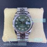 VS 1-1 Swiss Rolex Datejust I Palm Motif 904l Steel Watch & 72 Power Reserve